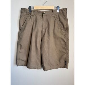 Honolua Surf Co Mens Khaki Brown Cargo Shorts 34 Surf Skate Gorpcore Retro Y2K